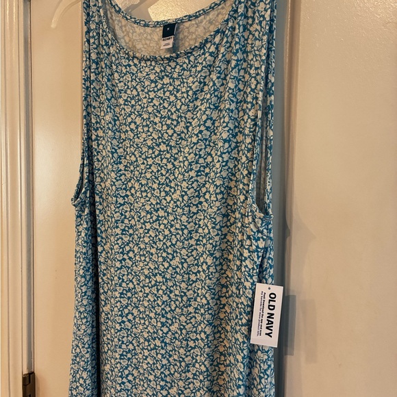 Old Navy Dresses & Skirts - Old Navy Blue and White Floral Dress